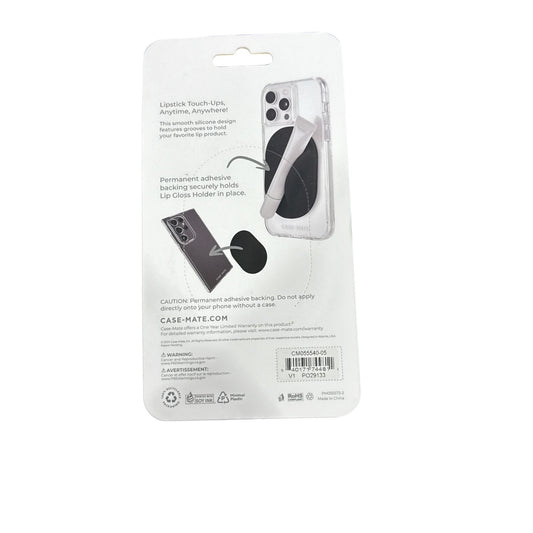 Lip Gloss Holder With Permanent Adhesive Backing For Phone Cases By Case-Mate - Black