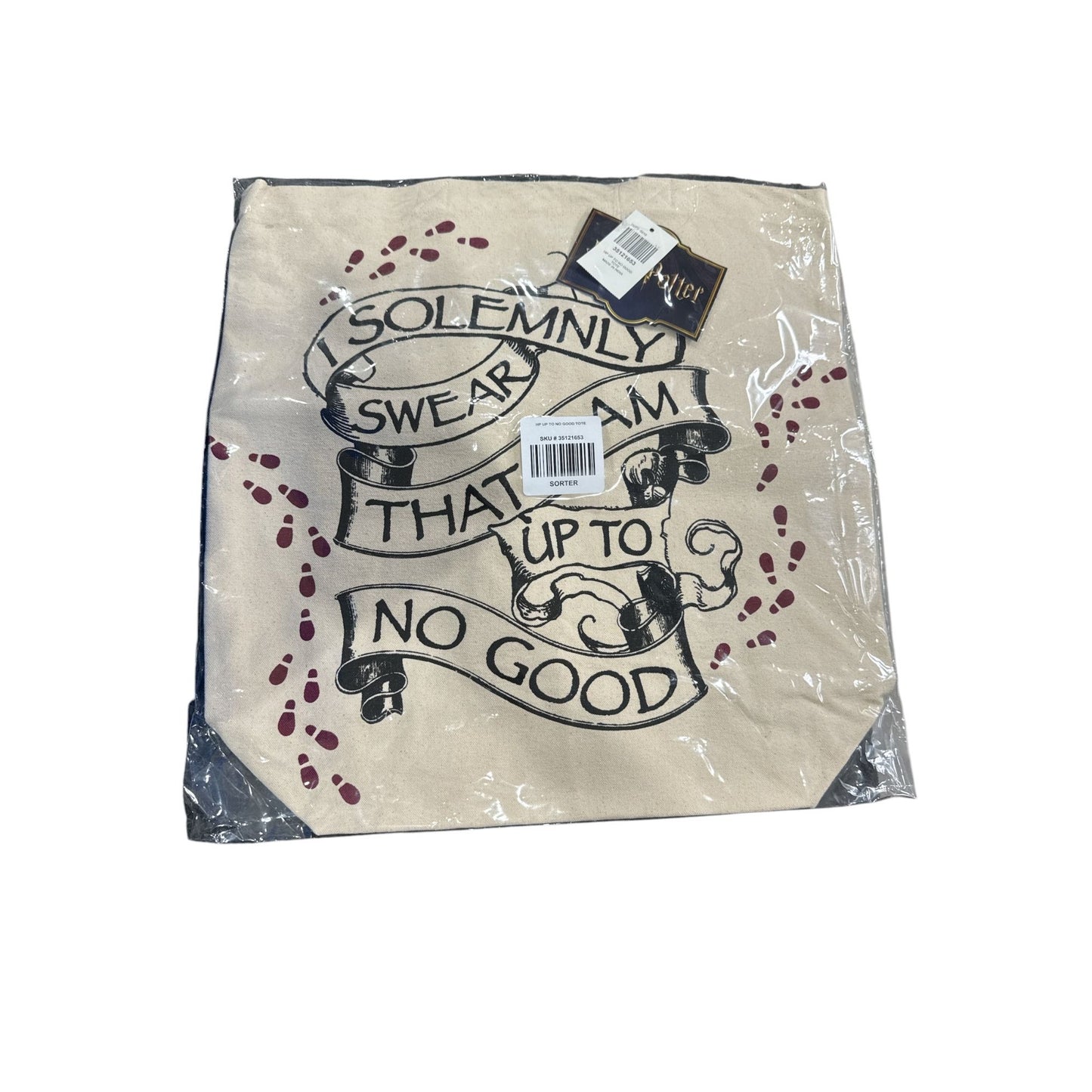 Harry Potter "I Solemnly Swear That I Am Up To No Good" Canvas Tote Bag