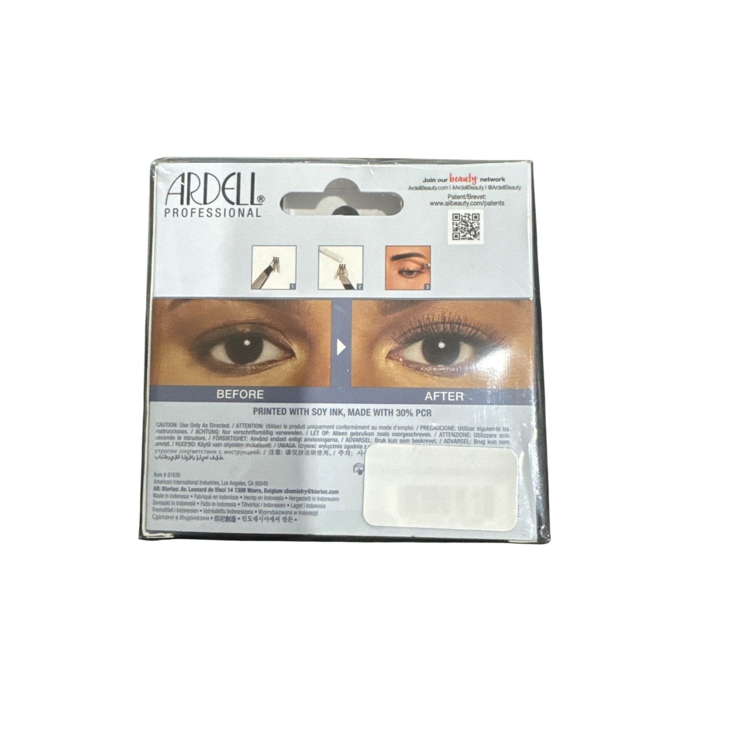 Ardell Lash Trios - Short to Medium- Knotted 32-Piece Combo Cruelty-Free Vegan False Eyelashes 4 PACK