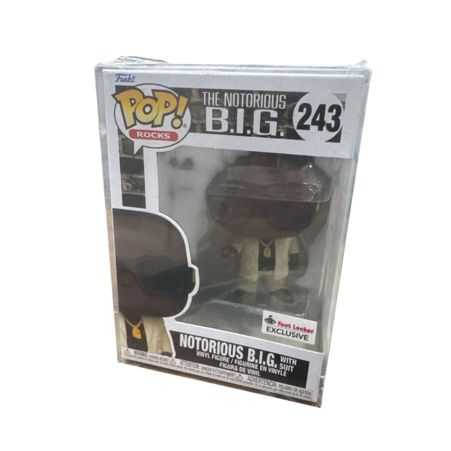 Funko Pop! Rocks Notorious B.I.G. With Suit #243 Foot Locker Exclusive Vinyl Figure