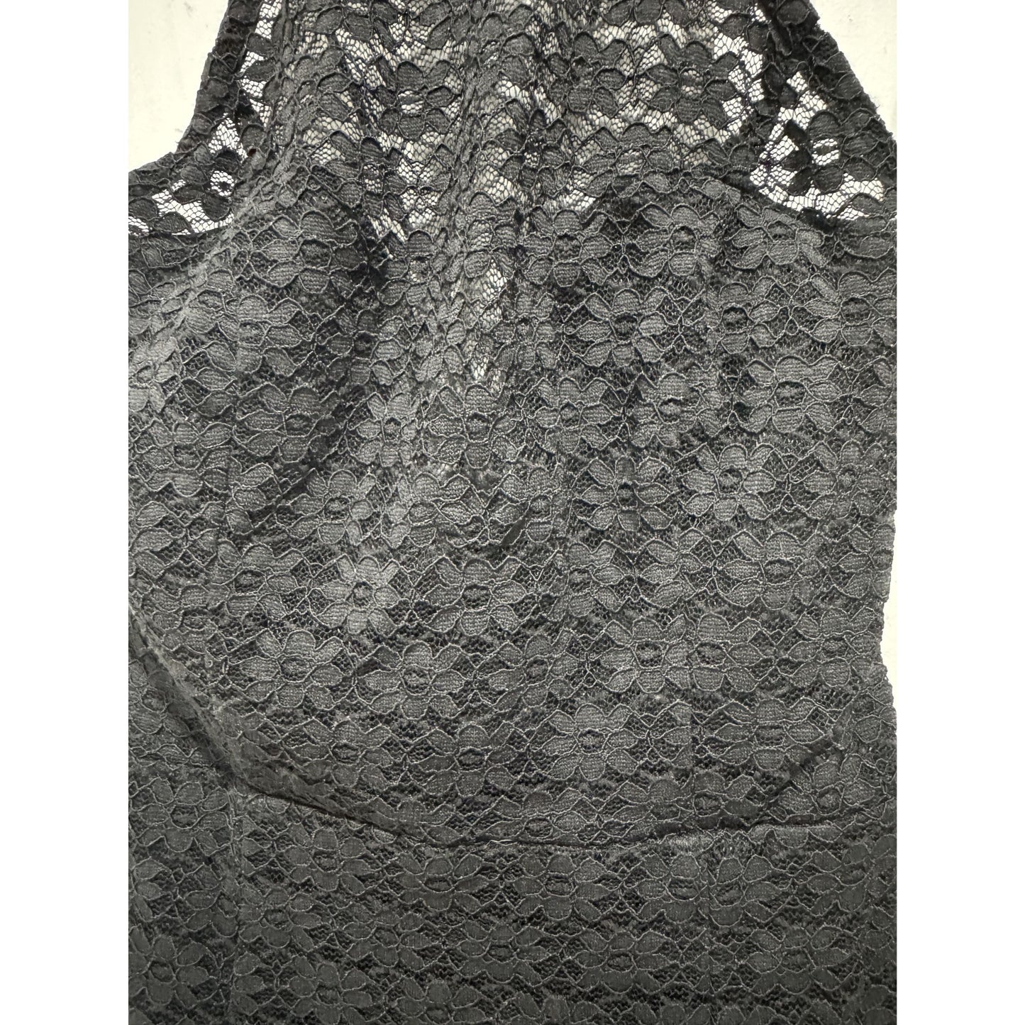 Bardot Black Lace Halter Midi Dress Sz XS