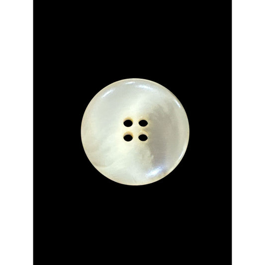 200+ Glossy Beige 4-Hole Buttons 1-Inch Diameter For Sewing, Crafting And DIY Projects