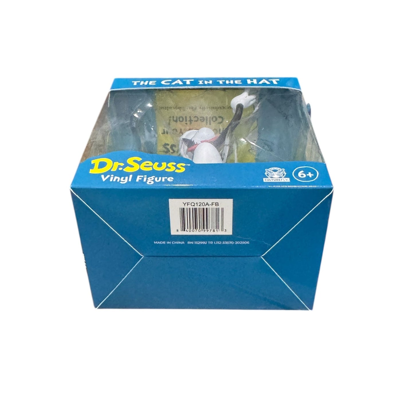 Dr. Seuss Cat In The Hat Vinyl Figure 4.75" By Culturefly New In Box