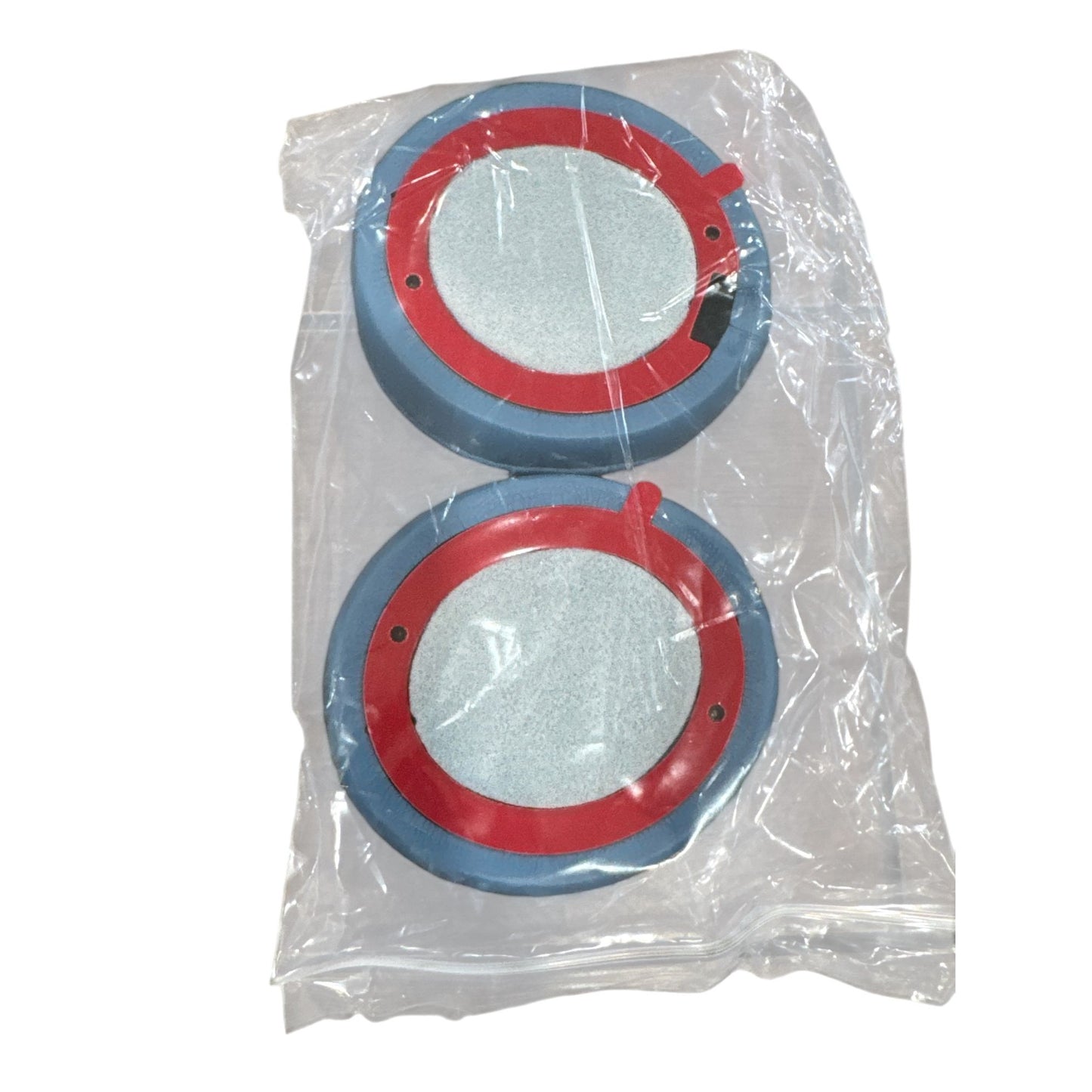 HiFan Replacement Ear Pads For Solo4 Headphones - Protein Leather Soft & Durable 2-Pack Blue