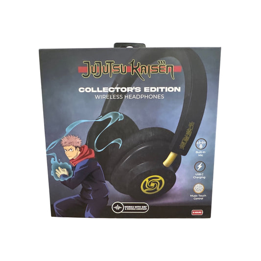 Jujutsu Kaisen Collectors Edition Wireless Headphones With Built-In Mic & USB-C Charging