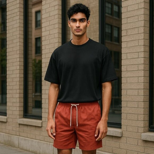 CREATE UNISON Burnt Sienna Men's Shorts LARGE