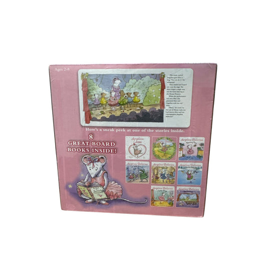 Angelina Ballerina Box Of Adventures 8 Board Books Ages 2-8 Simon Spotlight