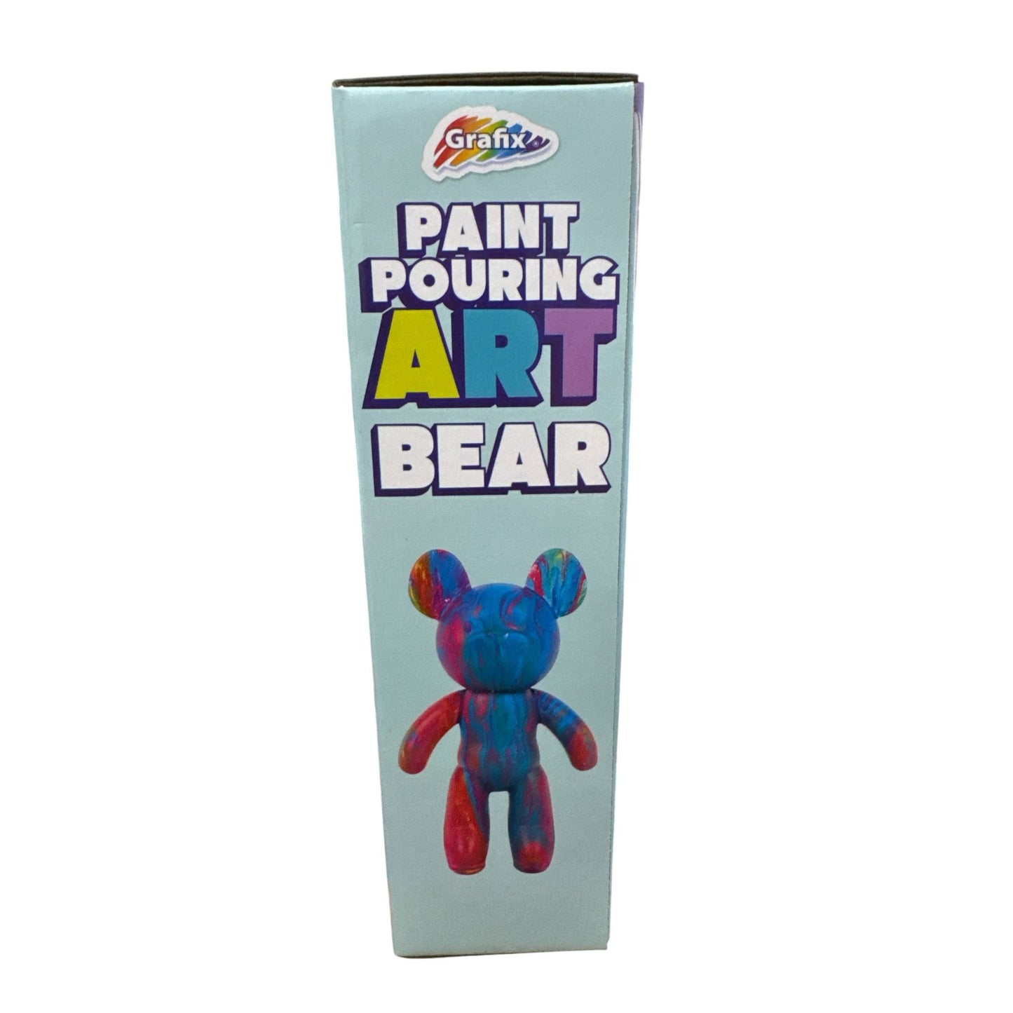 Grafix Paint Pouring Art Bear Kit With 3 Paints Brush & Accessories For Kids 6+