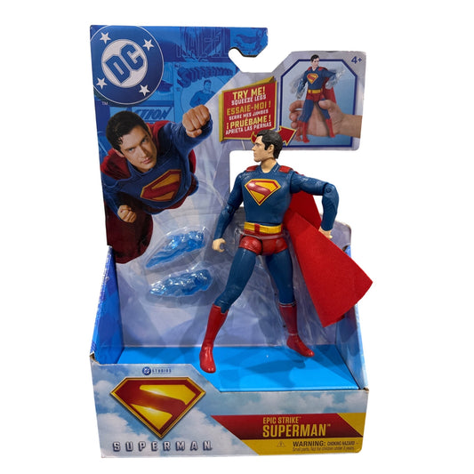 Epic Strike Superman Action Figure By Spin Master With Accessories