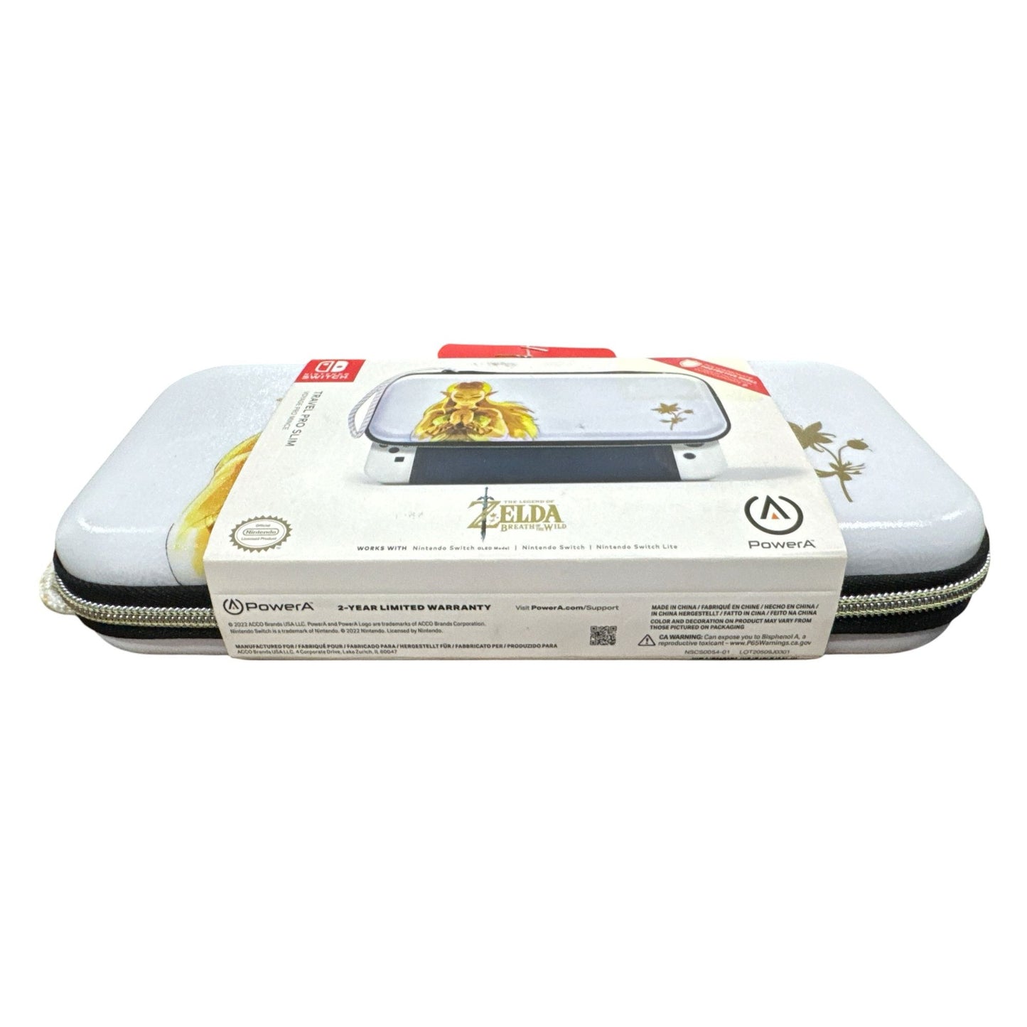 Nintendo Switch Travel Pro Slim Case Princess Zelda Design By PowerA