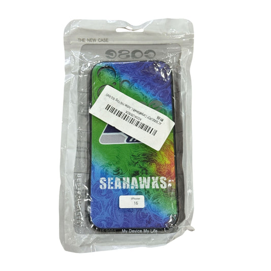 Seahawks-Themed iPhone 16 Case With Colorful Gradient Design Durable & Scratch-Resistant Slim Fit New In Packaging