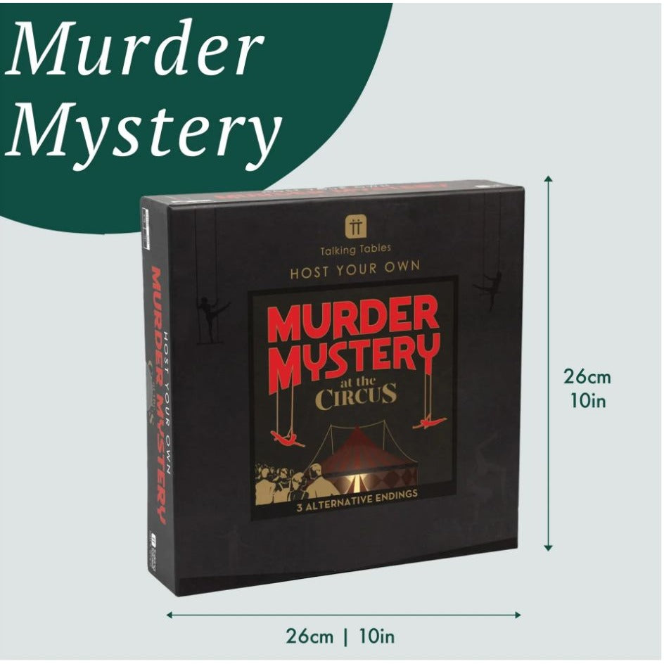 Host Your Own Murder Mystery At The Circus Game Set By Talking Tables