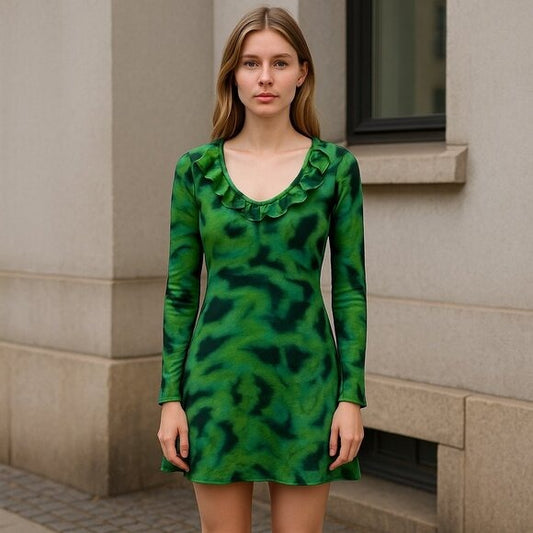 TOPSHOP Women's Green Dress 4