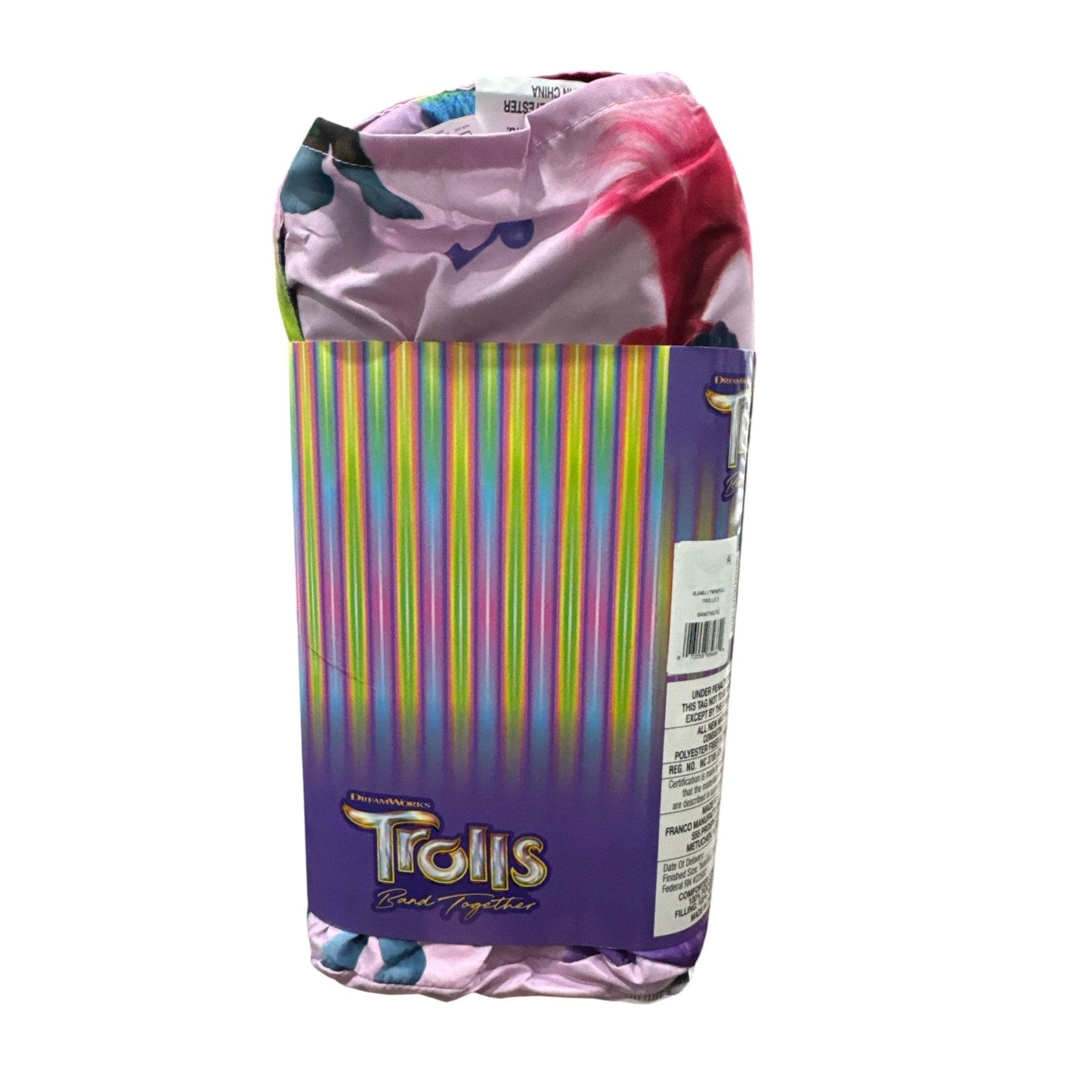 Trolls Band Together 2-Piece Reversible Comforter Set Twin/Full Size