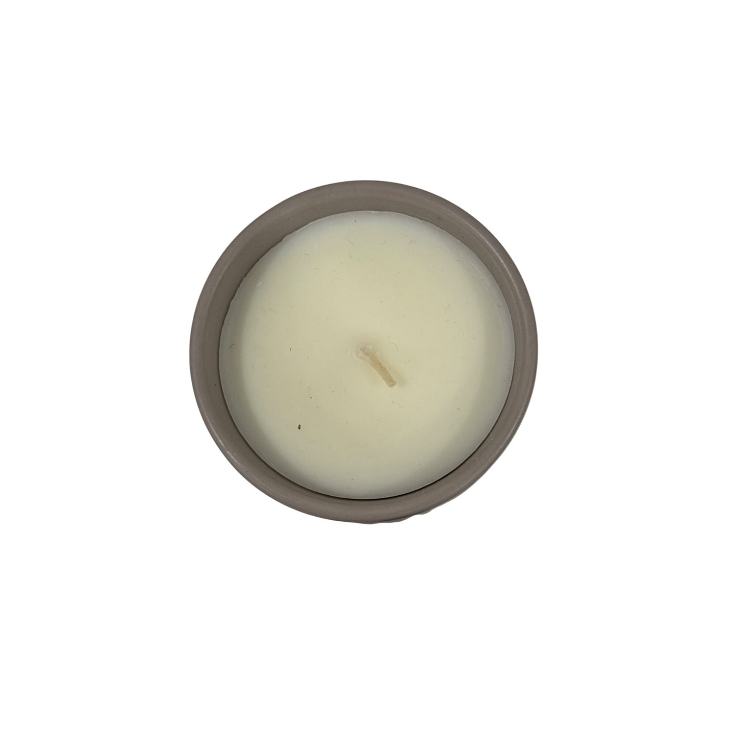 Threshold Fresh Linen & Sea Salt Scented Candle In Ribbed Ceramic Jar 14 Oz