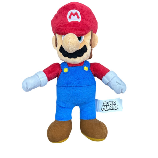 Super Mario Plush Toy By Jakks Pacific 2021 Red Hat Blue Overalls 10-Inch