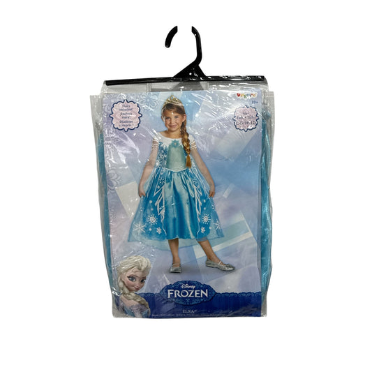 Disney Frozen Elsa Costume For Girls With Tiara Size L (10-12) Blue By Disguise