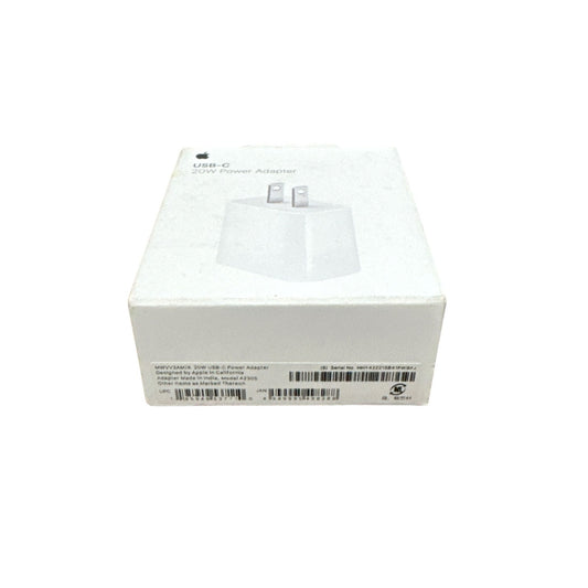 Apple USB-C 20W Power Adapter In Original Box For Fast Charging Devices