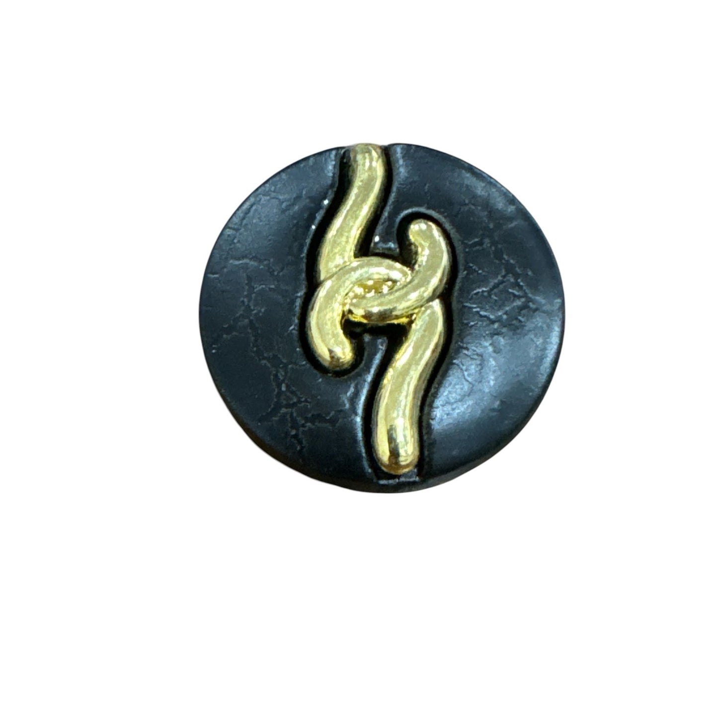 49pcs Vintage Gold Knot Buttons Set In Black, White & Brown - Various Sizes - Elegant & Durable Design