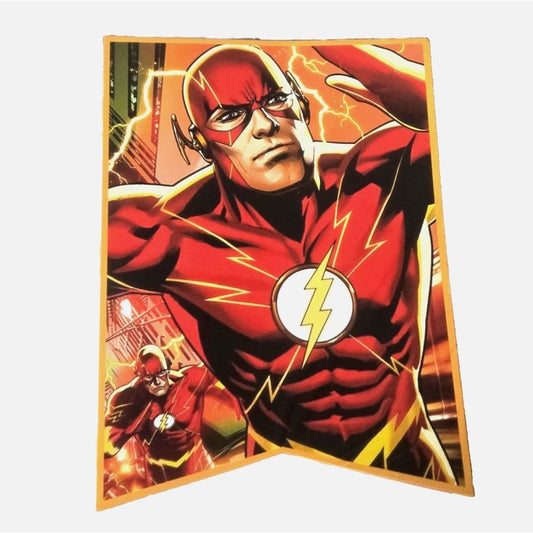The Flash Birthday Party Decoration Set - Banner, Balloons, Cake Topper Mask & Cutouts