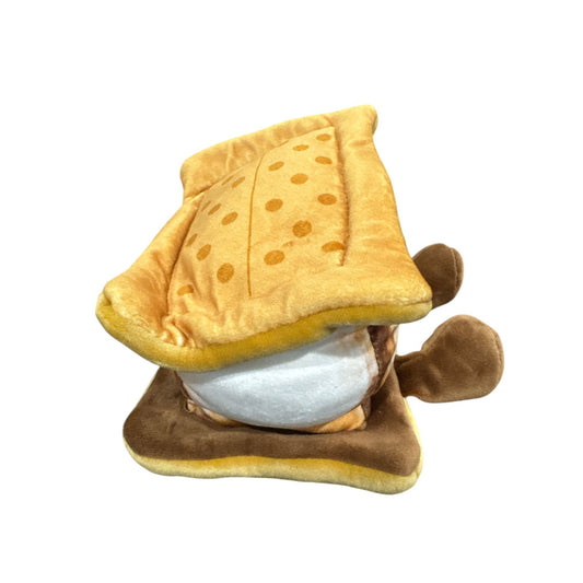 Giggle Scape Smores Plush Toy 4" Smiling Brown Legs Soft Stuffed Animal Ages 1+