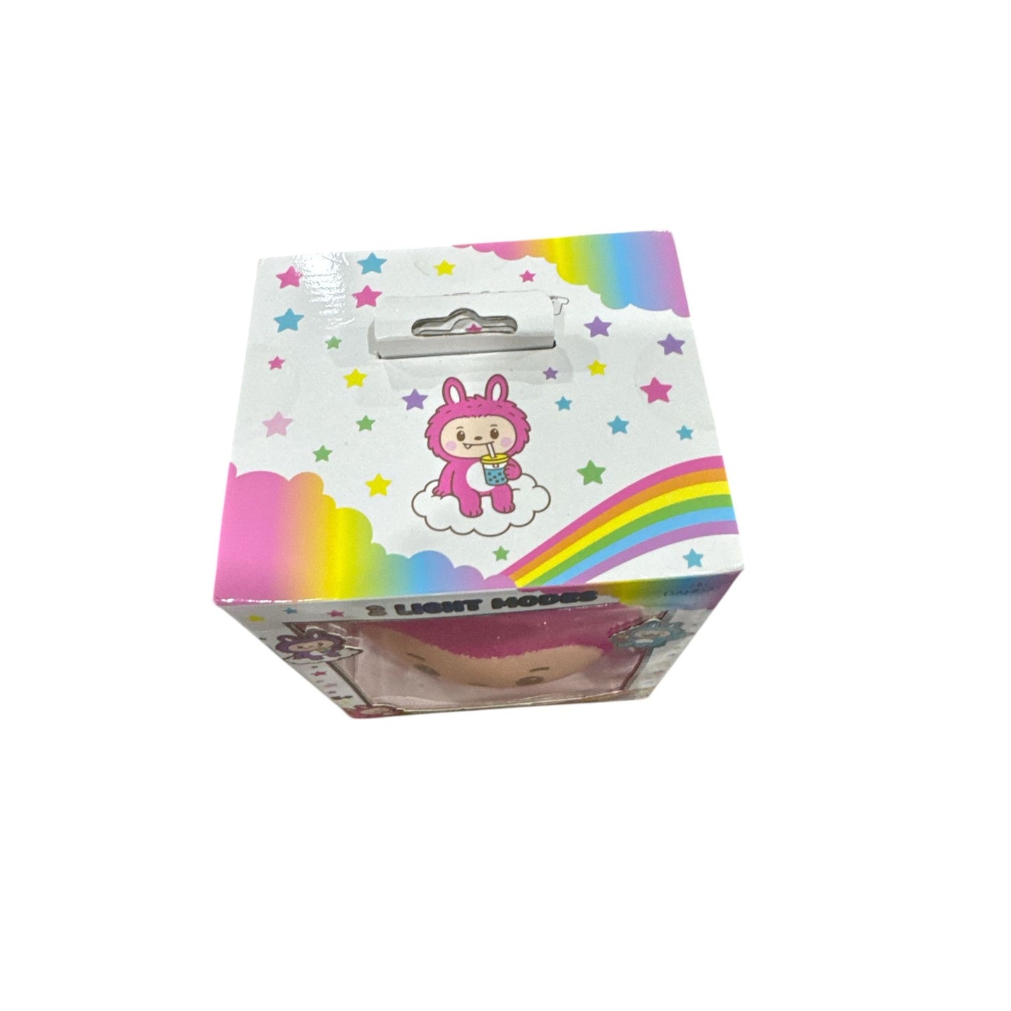 Danbar Global Labubu Night Light For Kids With 3 Light Modes - Pink Glitter Design