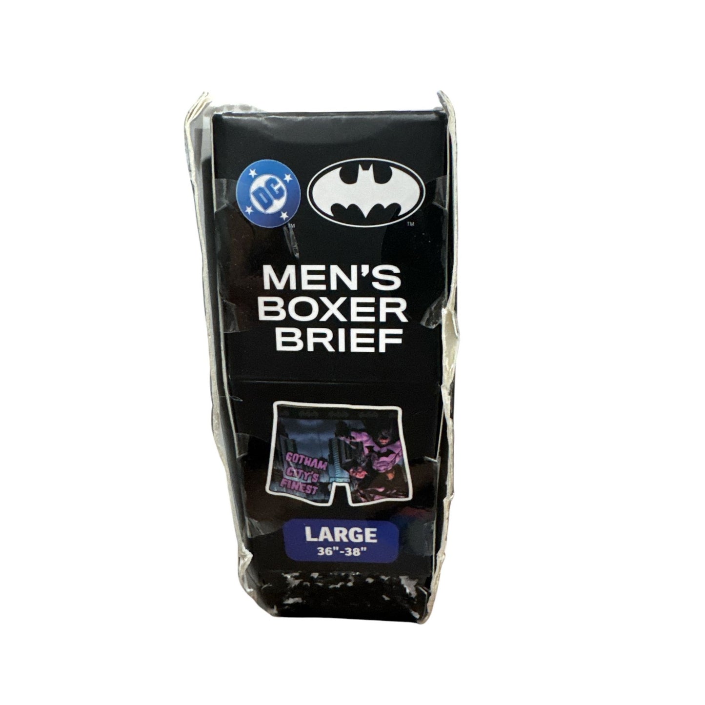 Batman Men's Boxer Briefs Large 36-38" Gotham City's Finest DC Comics Official Merchandise
