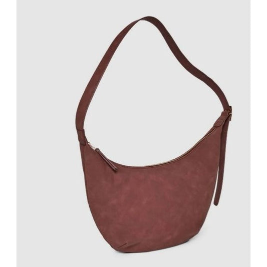 Universal Thread Brown Half Moon Crossbody Bag With Adjustable Strap