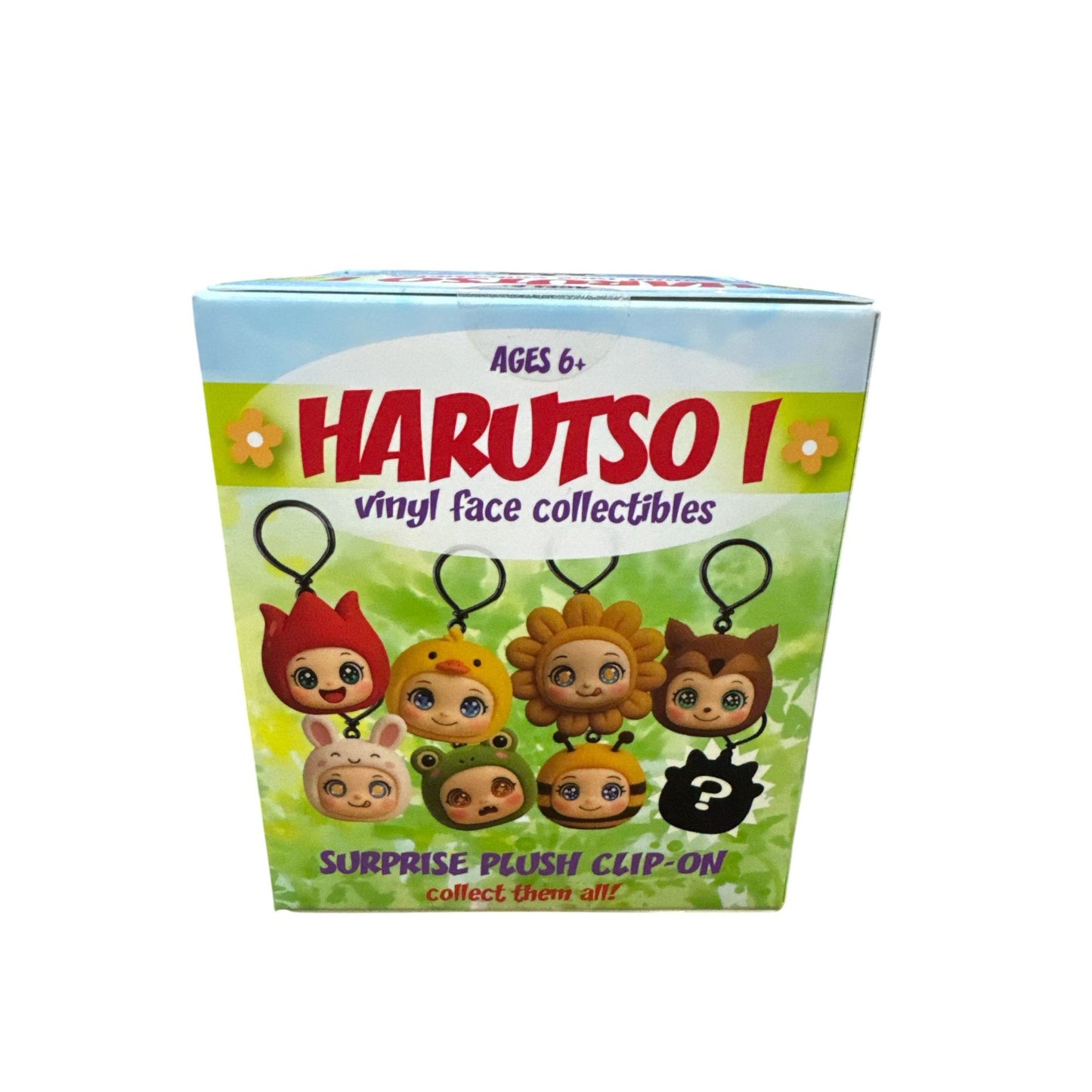 Harutso I Vinyl Face Collectibles Surprise Plush Clip-On Ages 6+ Mystery Box Collect Them All