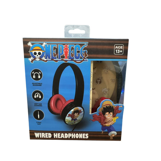 One Piece Wired Headphones With Adjustable Headband & Soft Ear Cushions 3.5mm Jack Age 13+ By Culturefly