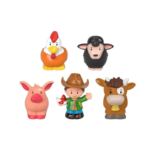 Fisher-Price Little People Farmer & Animals Figure Pack Ages 1-5 Farm-Themed Toy Set