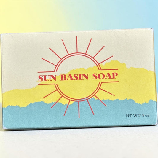 Sun Basin Soap 4 Oz Bar With Sustainable Ingredients & Charcoal Formula 100% Profits Support Maternal Health Initiatives