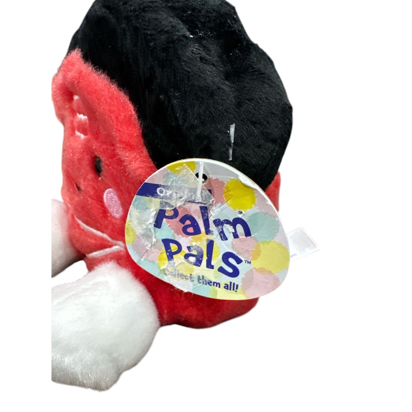 Palm Pals Plush Barn House Red & Black Soft Toy With Tags Collectible Gift