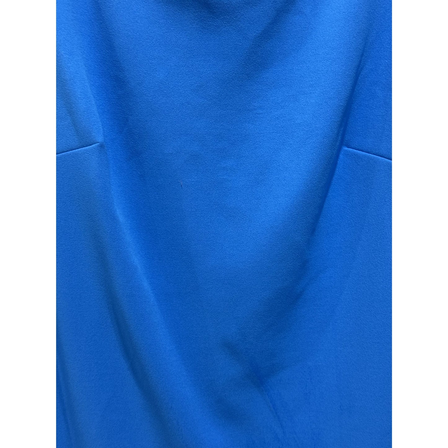Donna Morgan Sleeveless Blue Shift Dress With V-Back Size 10