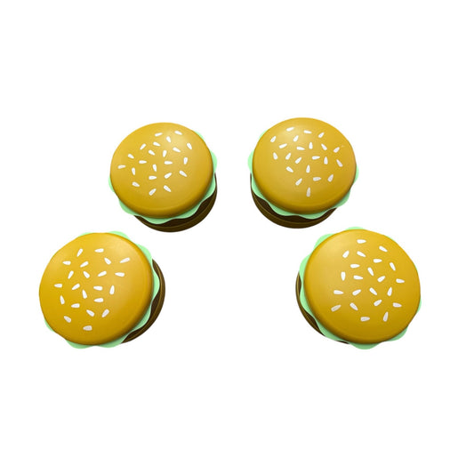 Set of 4 Burger-Shaped Novelty Bento Box Food-Safe Hand Wash Only Microwave Safe Without Lid Dry Food Storage Fun Lunch Container