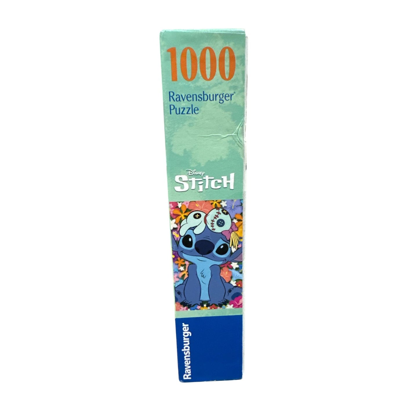 Disney Stitch Ravensburger 1000 Piece Puzzle With Colorful Floral Design
