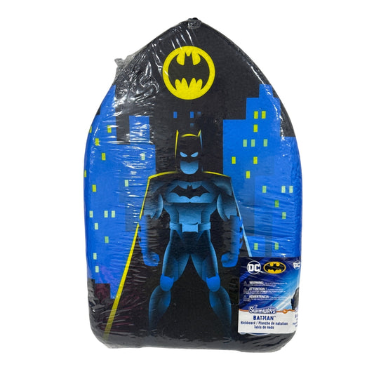 SwimWays Batman Kickboard Children's Swim Training Foam Board 5+ DC Comics Black/Blue