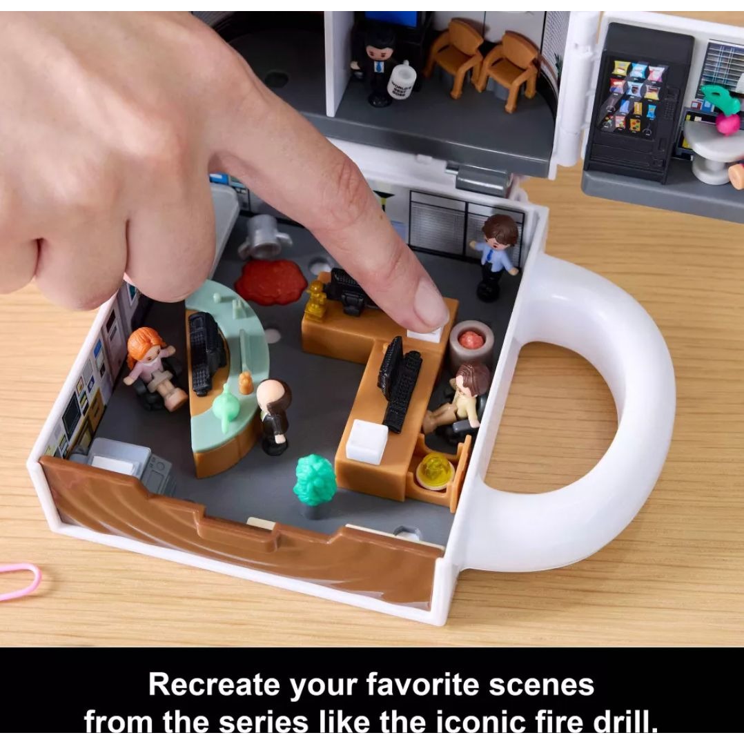 Polly Pocket Collector The Office Set With 6 Dolls Playset & Accessories