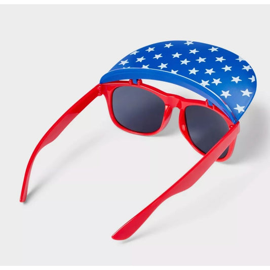 SUN SQUAD Kids Americana Visor Sunglasses (Set of 3)
