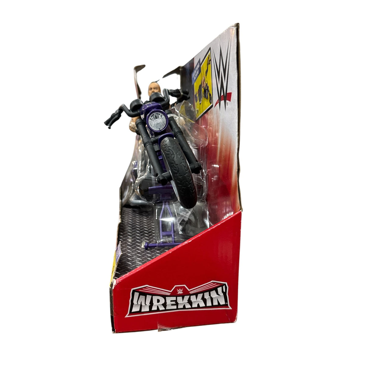 WWE Wrekkin Boneyard Slamcycle With Action Figure & Accessories 8 Breakaway Pieces Mattel Ages 6+