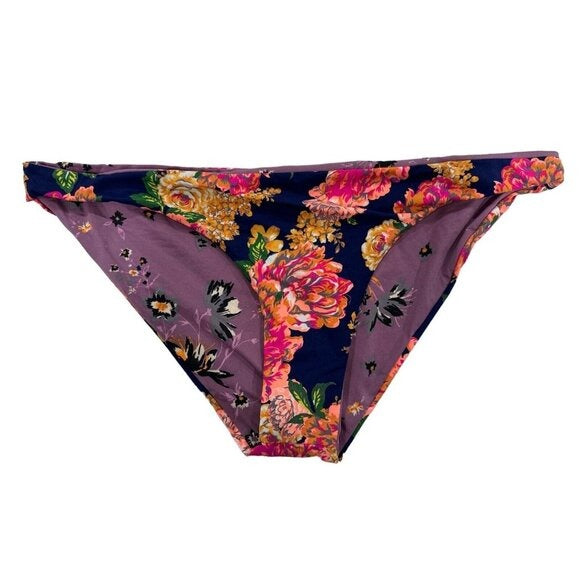 Maaji Women's Floral Print Bikini Bottom 3XL Multicolor Fully Lined Swimwear