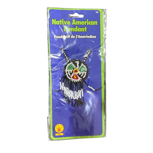 Native American Style Beaded Pendant Necklace With Fringe - Rubies Costume Co. - Ages 14+
