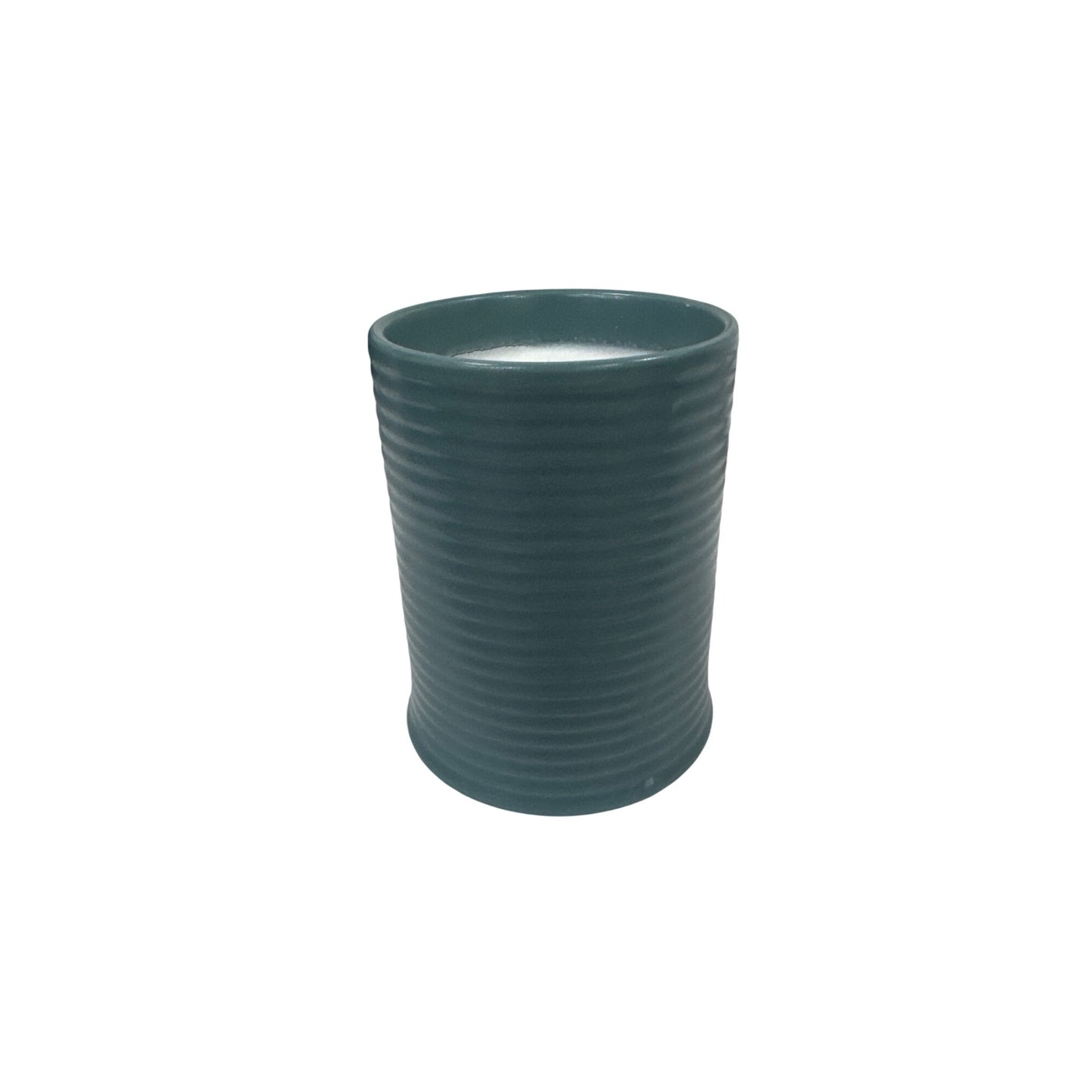 Threshold 14oz Ceramic Ribbed Jar Candle Jade Waters