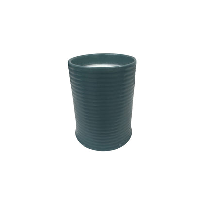 Threshold 14oz Ceramic Ribbed Jar Candle Jade Waters
