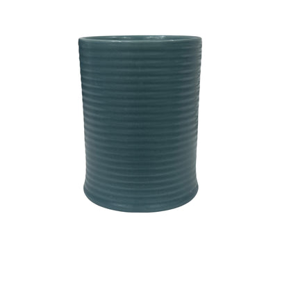 Threshold 14oz Ceramic Ribbed Jar Candle Jade Waters