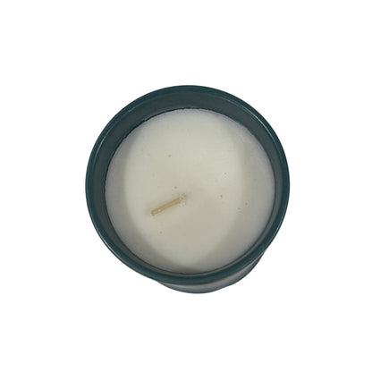 Threshold 14oz Ceramic Ribbed Jar Candle Jade Waters