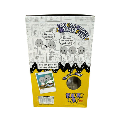 Figure Key Peanuts Snoopy Vinyl Head Moveable Plush Series 1 Collectible Toy In Box 4.5" H