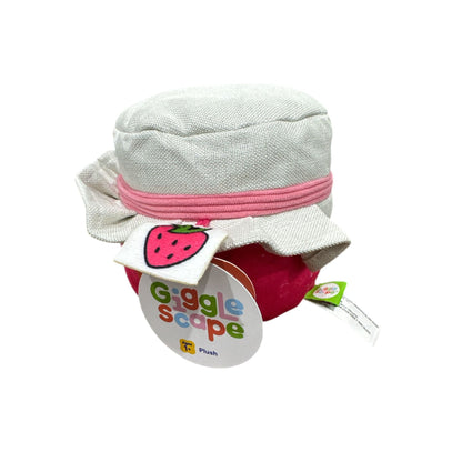 Gigglescape Plush Strawberry Jam Jar Stuffed Toy For Ages 1+