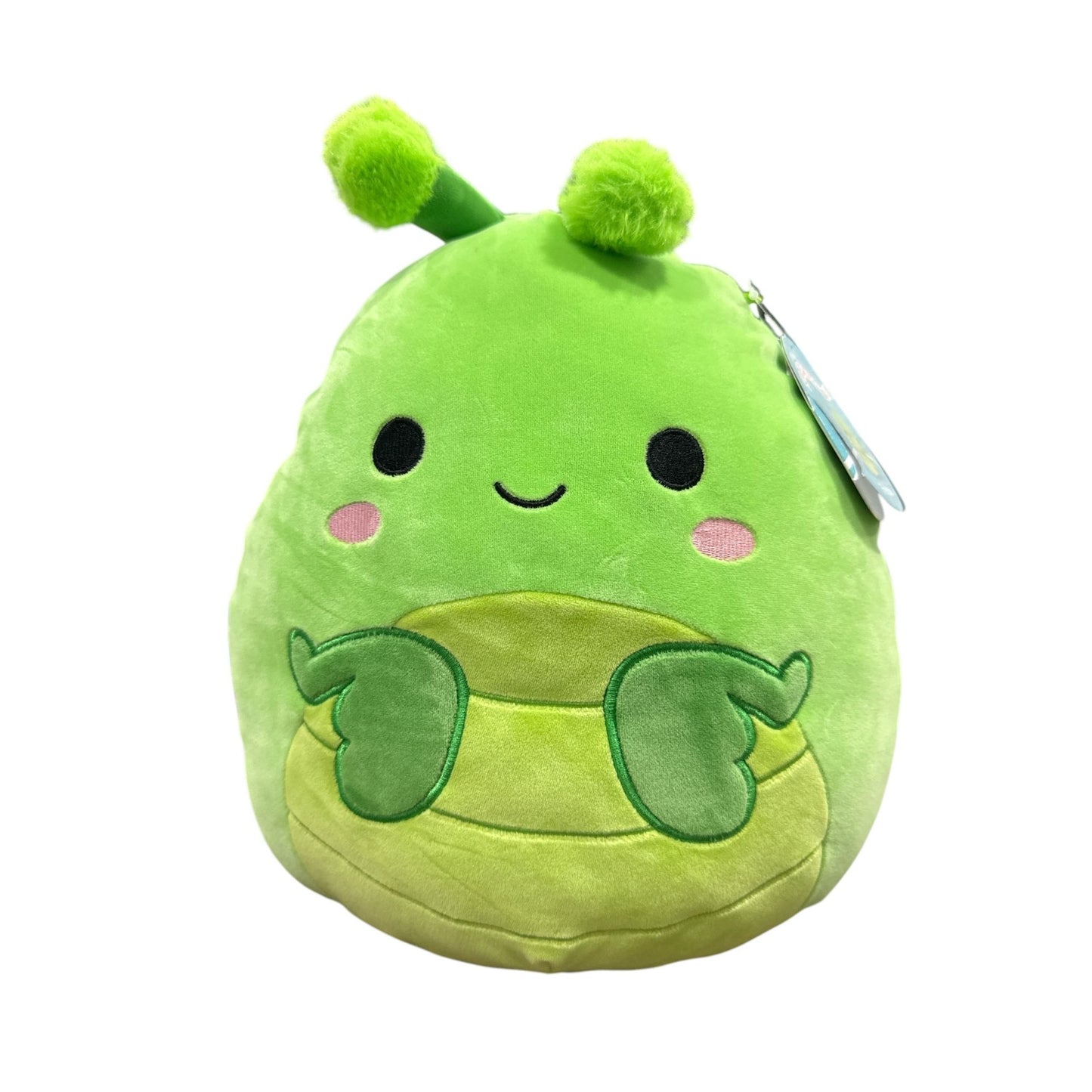 Squishmallows Trenton The Caterpillar Plush Toy 12” Green Soft Cuddly Collectible