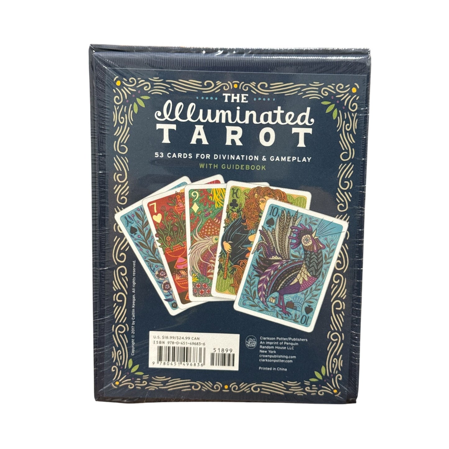 The Illuminated Tarot: 53 Cards For Divination & Gameplay By Caitlin Keegan With Guidebook Sealed